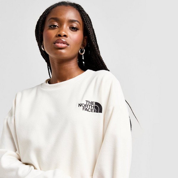 THE NORTH FACE BLUZA $BONETE PLR CREW WHT