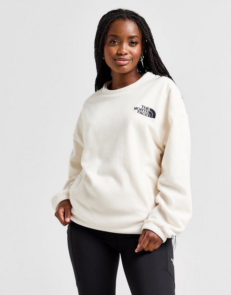 Bluza damska THE NORTH FACE BLUZA $BONETE PLR CREW WHT