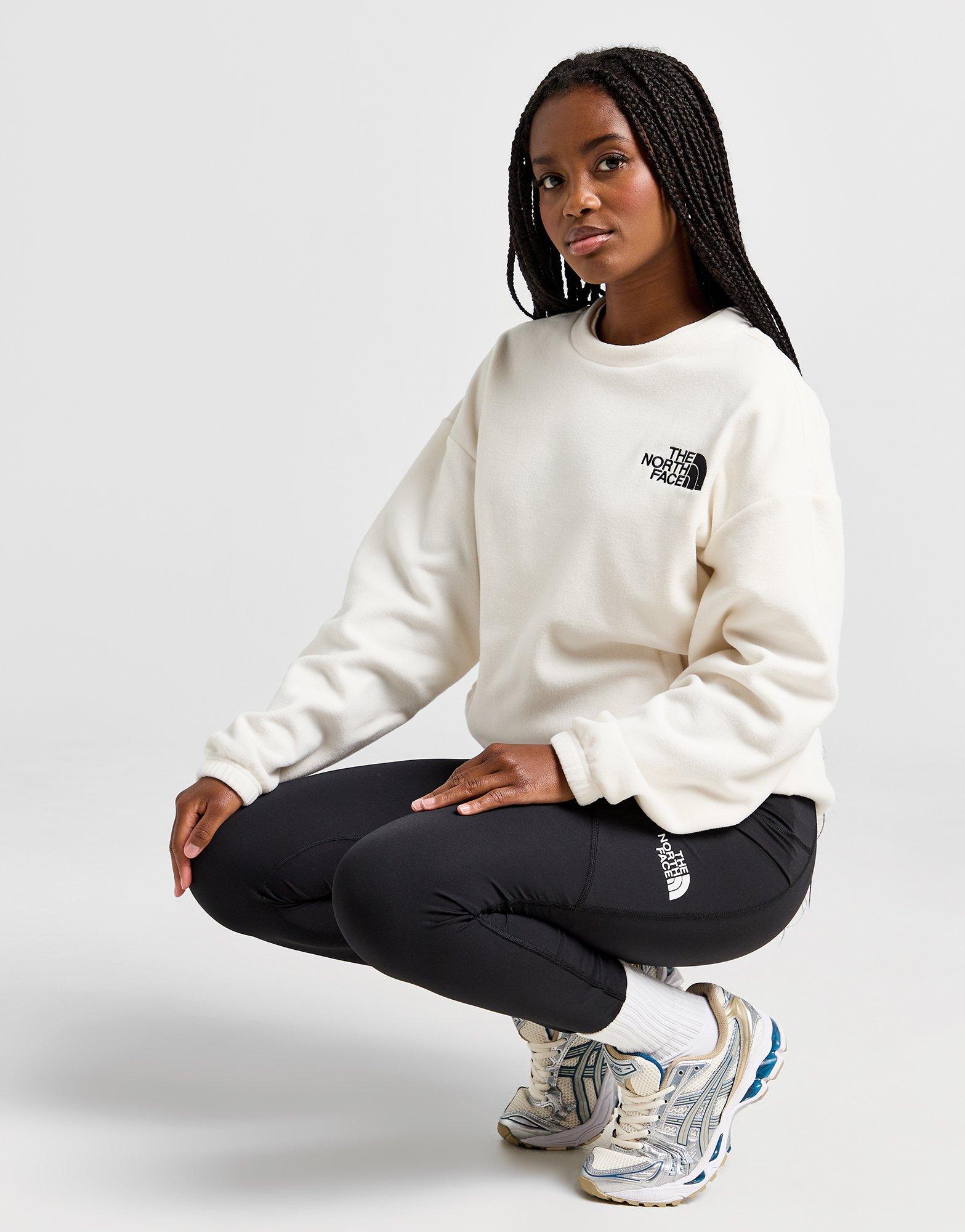 Bluza damska THE NORTH FACE BLUZA $BONETE PLR CREW WHT NF0A8AQSQLI1 Biały