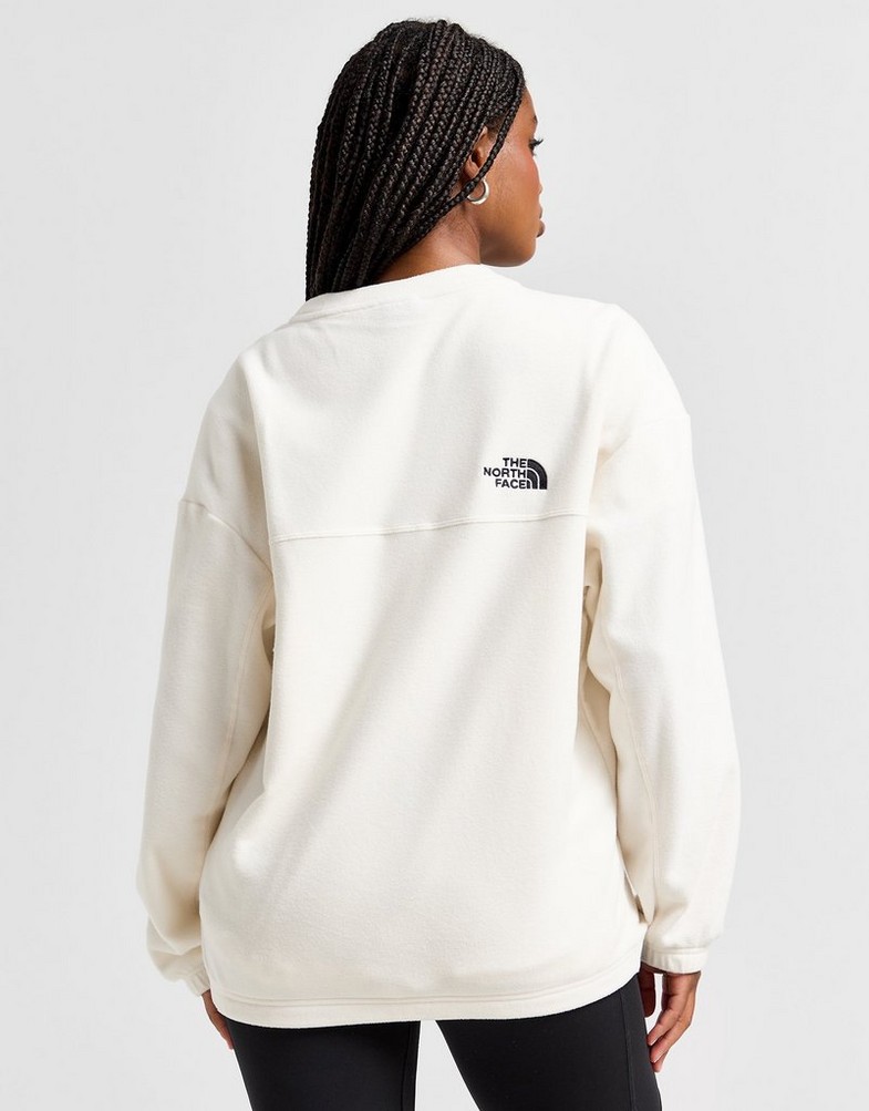 Bluza damska THE NORTH FACE BLUZA $BONETE PLR CREW WHT