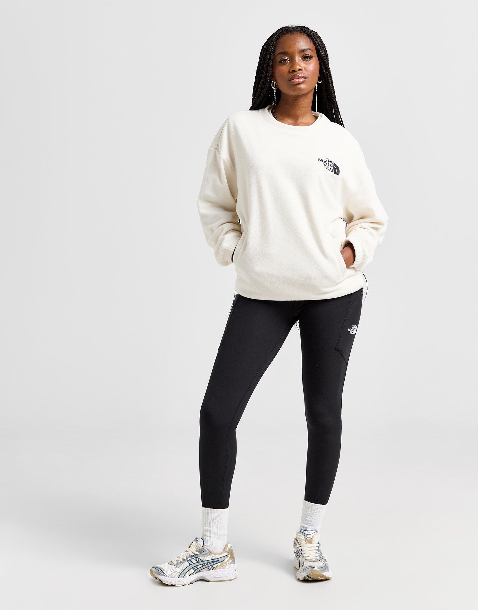 Bluza damska THE NORTH FACE BLUZA $BONETE PLR CREW WHT NF0A8AQSQLI1 Biały