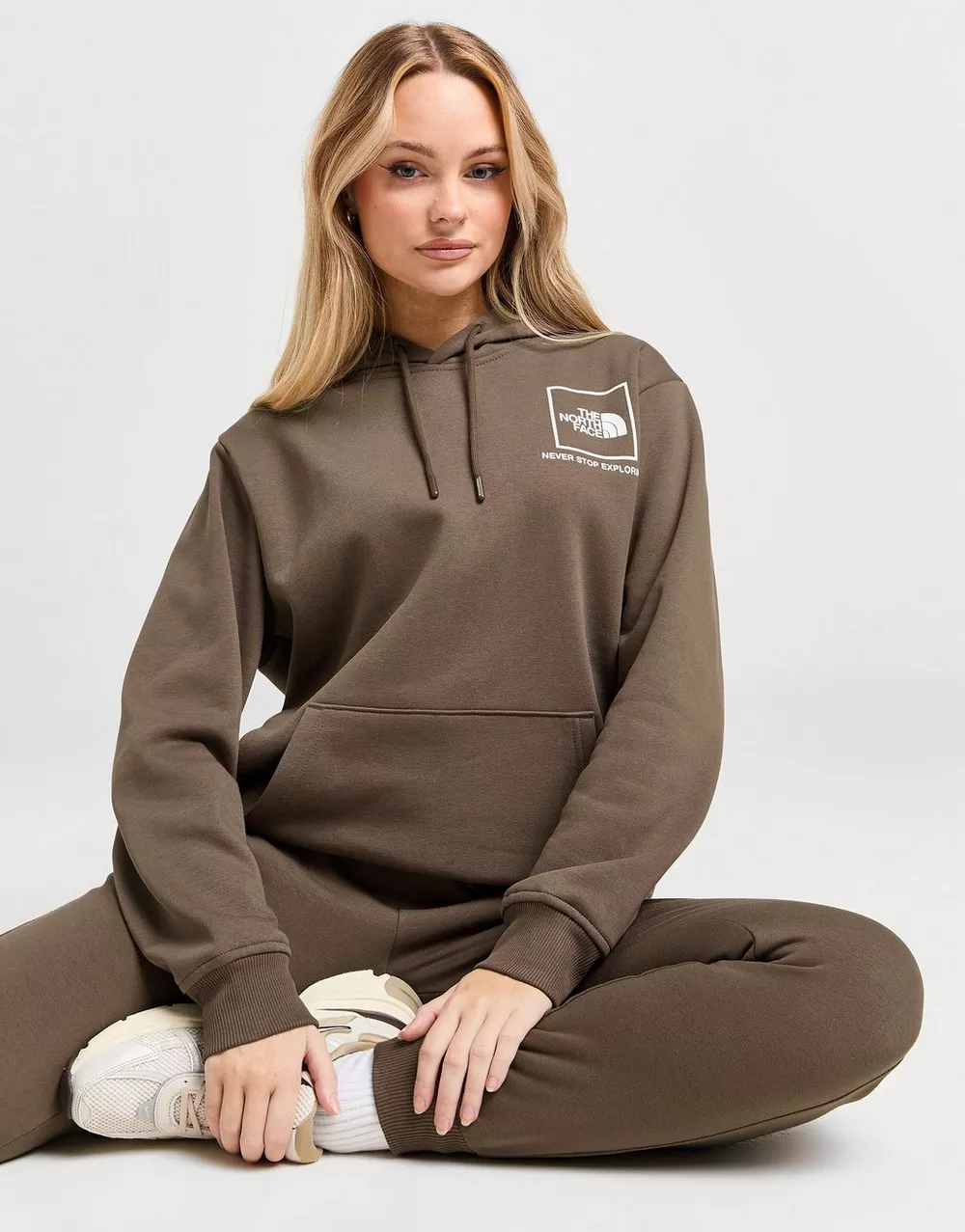 THE NORTH FACE КОФТА З КАПЮШОНОМ $OUTLINE BRN/WH, фото 1 з 6