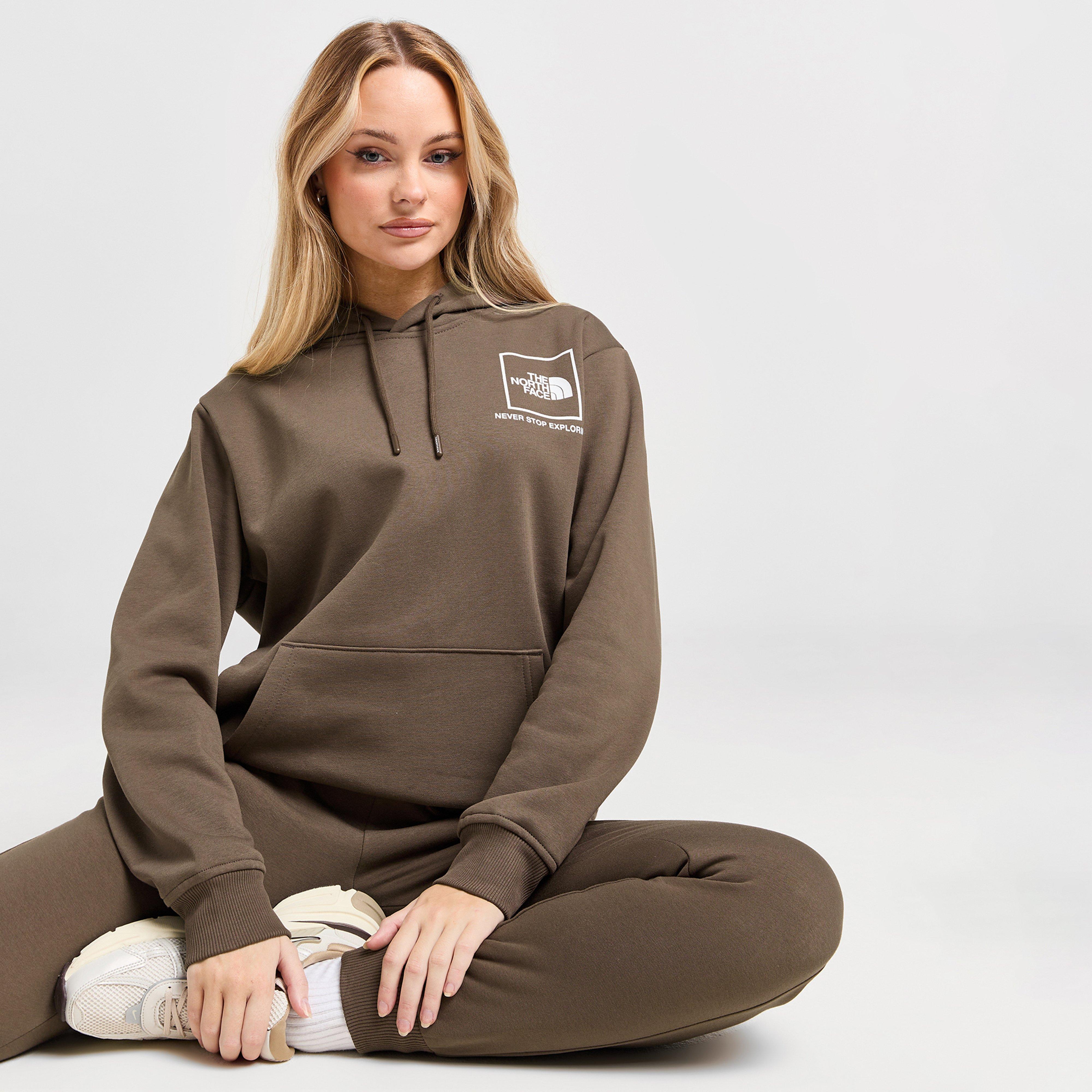 Bluză pentru femei THE NORTH FACE BLUZĂ CU GLUGĂ $OUTLINE BRN/WH