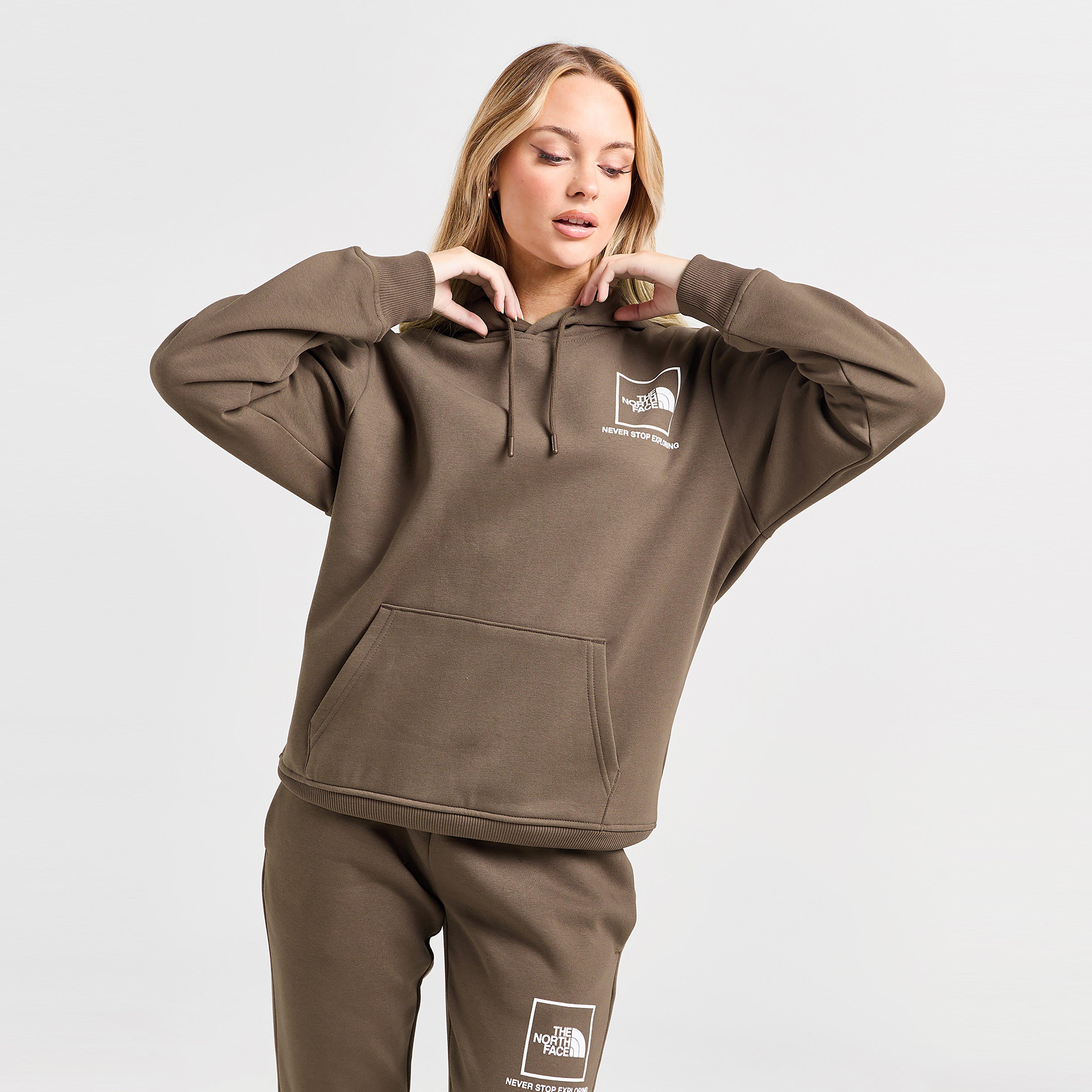 Bluză pentru femei THE NORTH FACE BLUZĂ CU GLUGĂ $OUTLINE BRN/WH