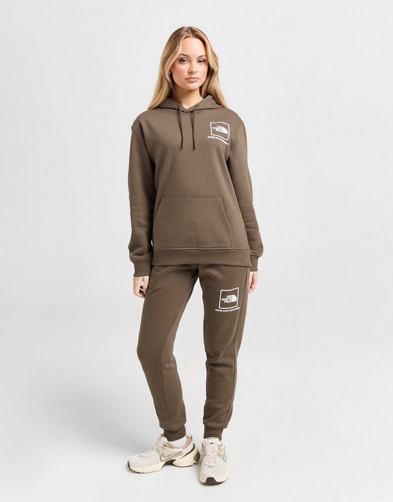 Bluza damska THE NORTH FACE BLUZA Z KAPTUREM $OUTLINE BRN/WH