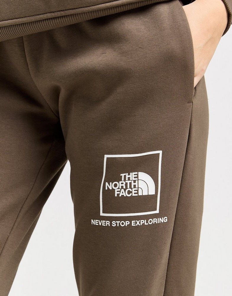 THE NORTH FACE SPODNIE $OUTLINE JOGGER BRN/WH