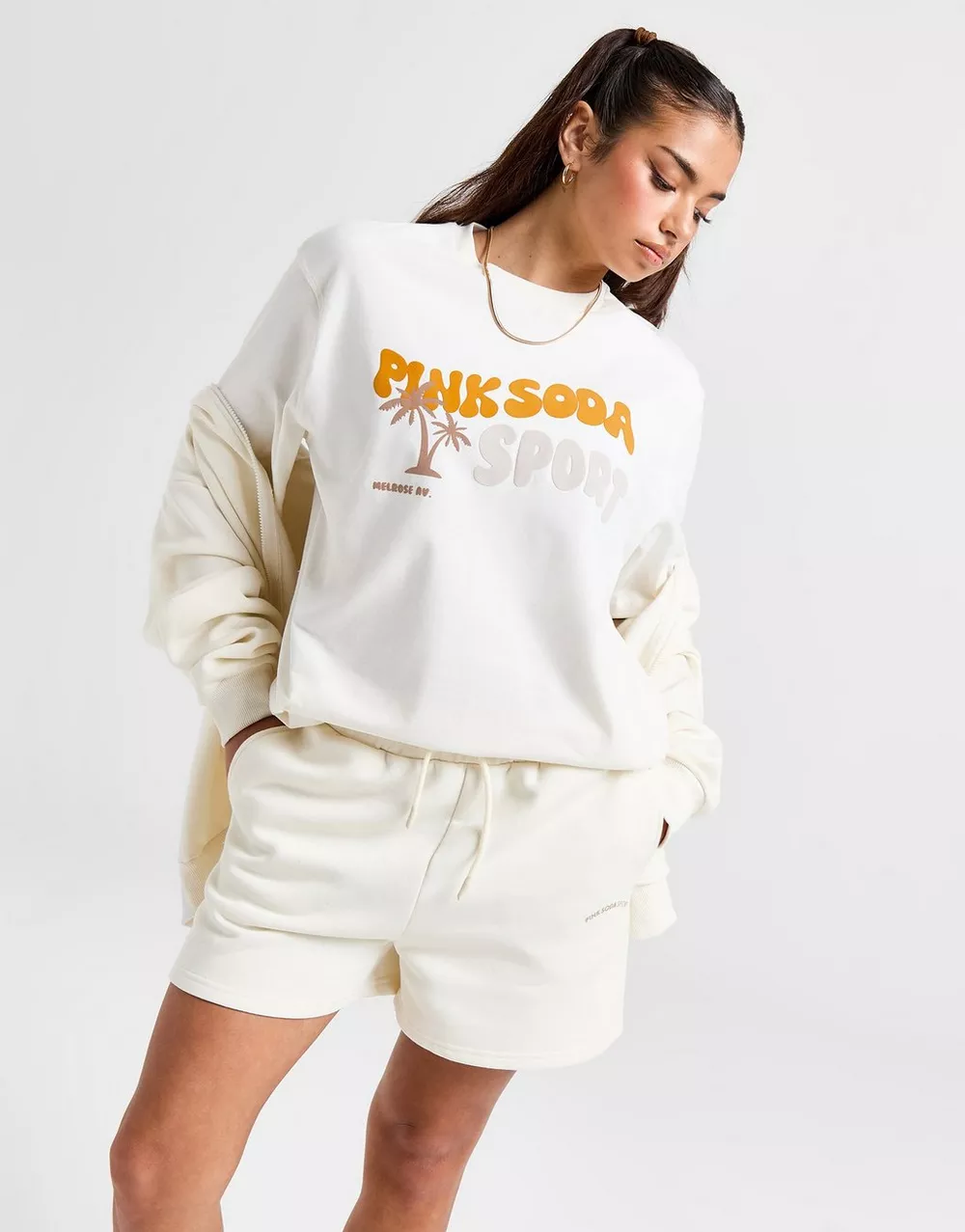 PINK SODA ФУТБОЛКА ТОПEKA BF T CREAM, фото 1 з 6