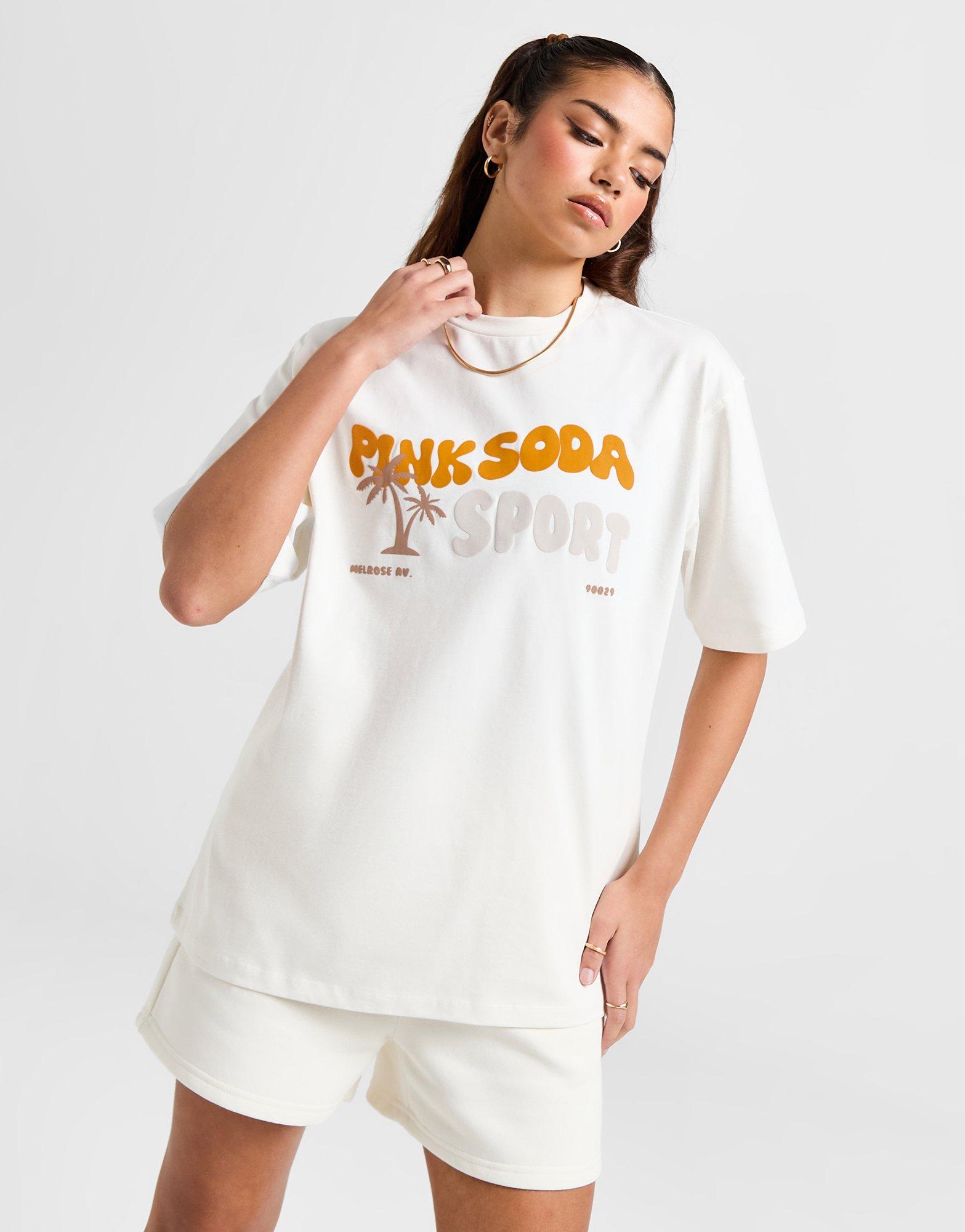 Жіночі футболки PINK SODA ФУТБОЛКА ТОПEKA BF T CREAM PSSTW11833269 Бежевий