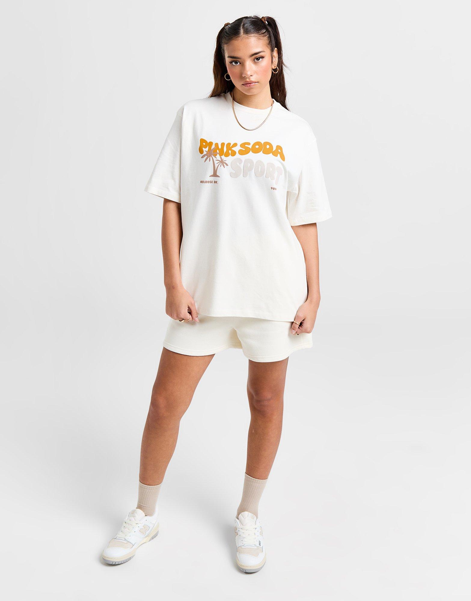 Жіночі футболки PINK SODA ФУТБОЛКА ТОПEKA BF T CREAM PSSTW11833269 Бежевий