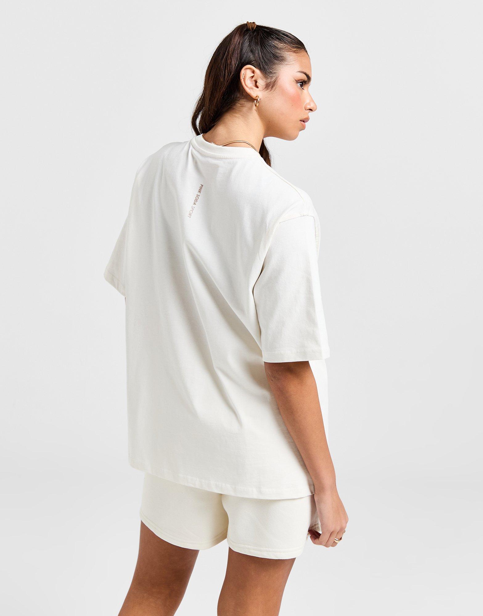 Жіночі футболки PINK SODA ФУТБОЛКА ТОПEKA BF T CREAM PSSTW11833269 Бежевий