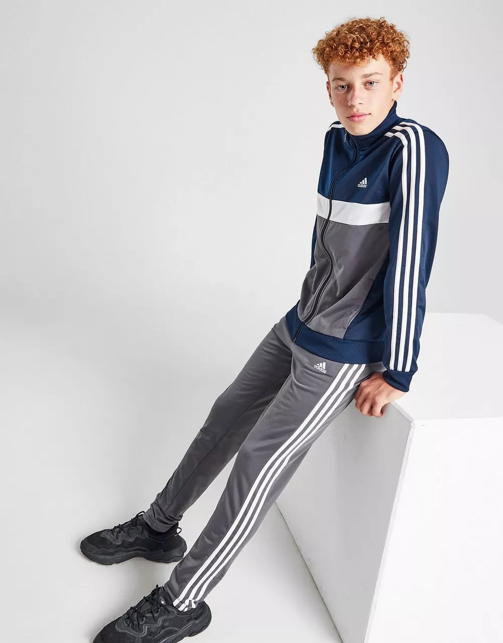 ADIDAS КОМПЛЕКТ TIBERIO SUIT NVY/GRY/WHT B, фото 1 з 6