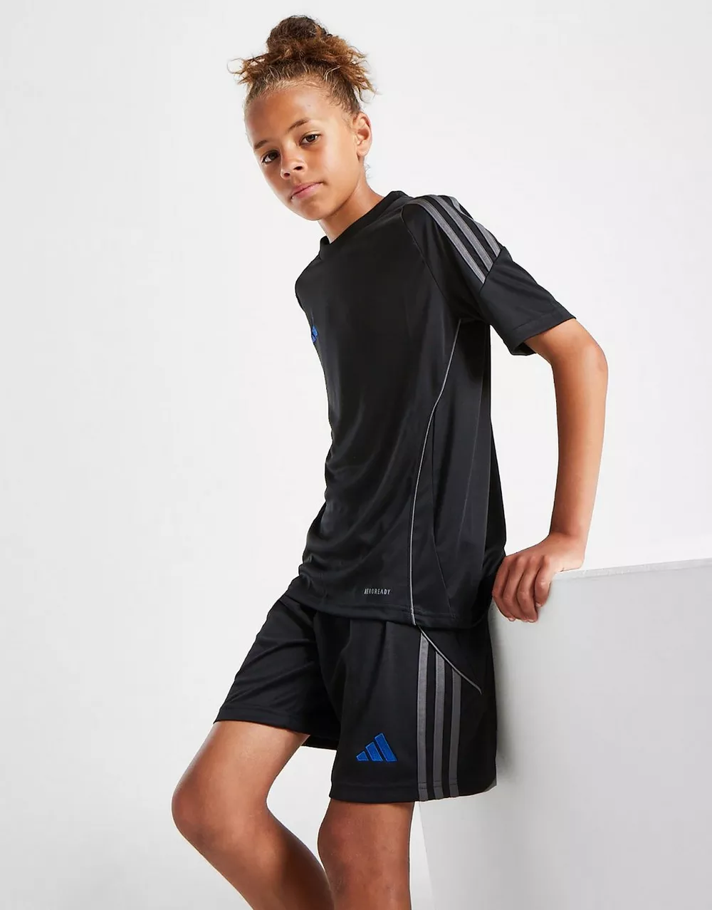 ADIDAS ШОРТИ TIRO24 SHORT BLK/BLU B, фото 1 з 5