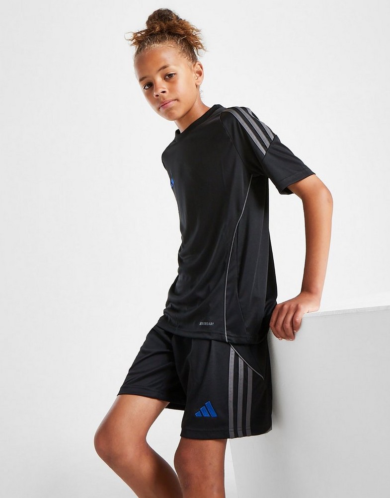 Krótkie spodenki, szorty dziecięce ADIDAS SZORTY TIRO24 SHORT BLK/BLU B