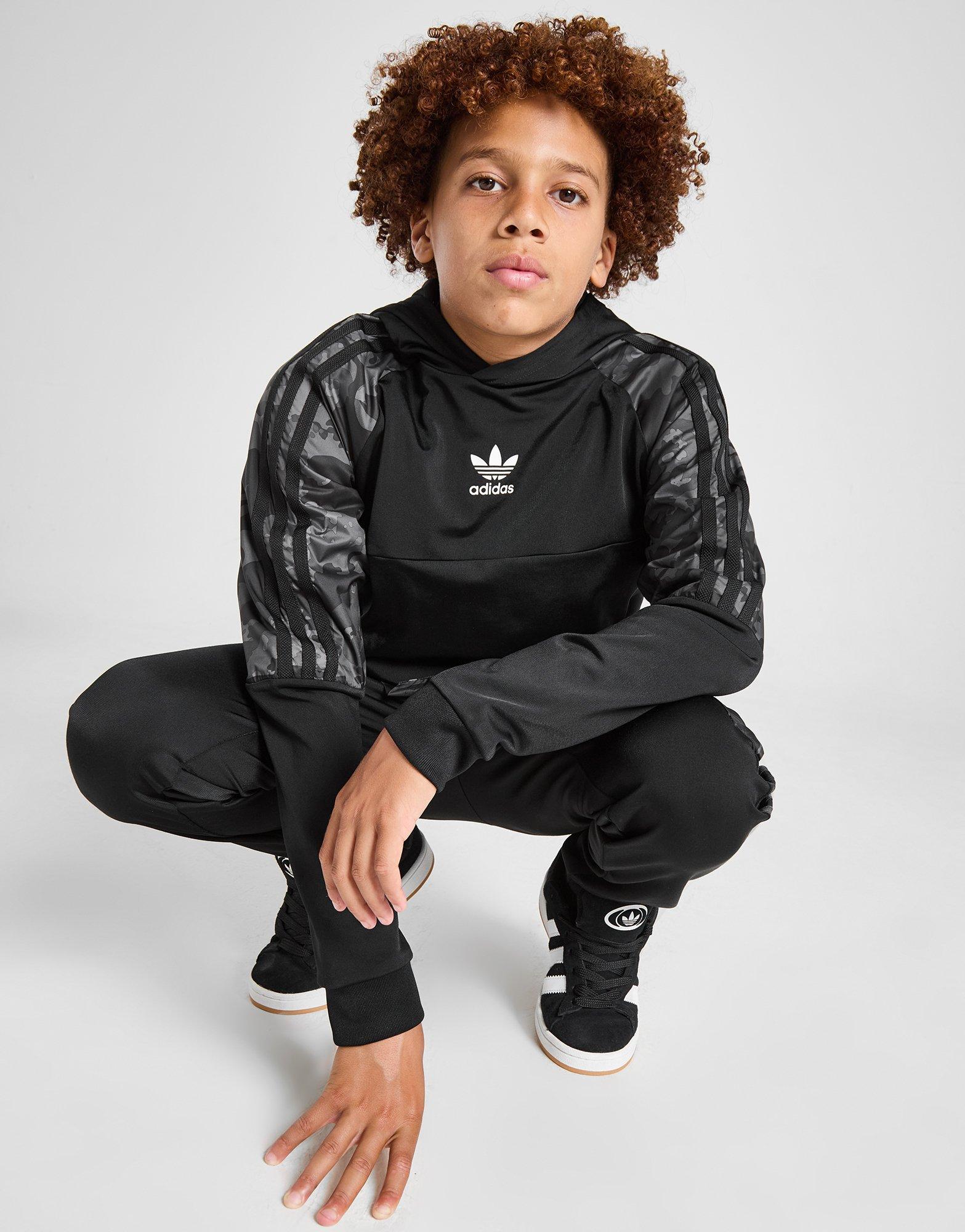 adidas Mikina S Kapucí Camo Cb Mix Oh Blk B