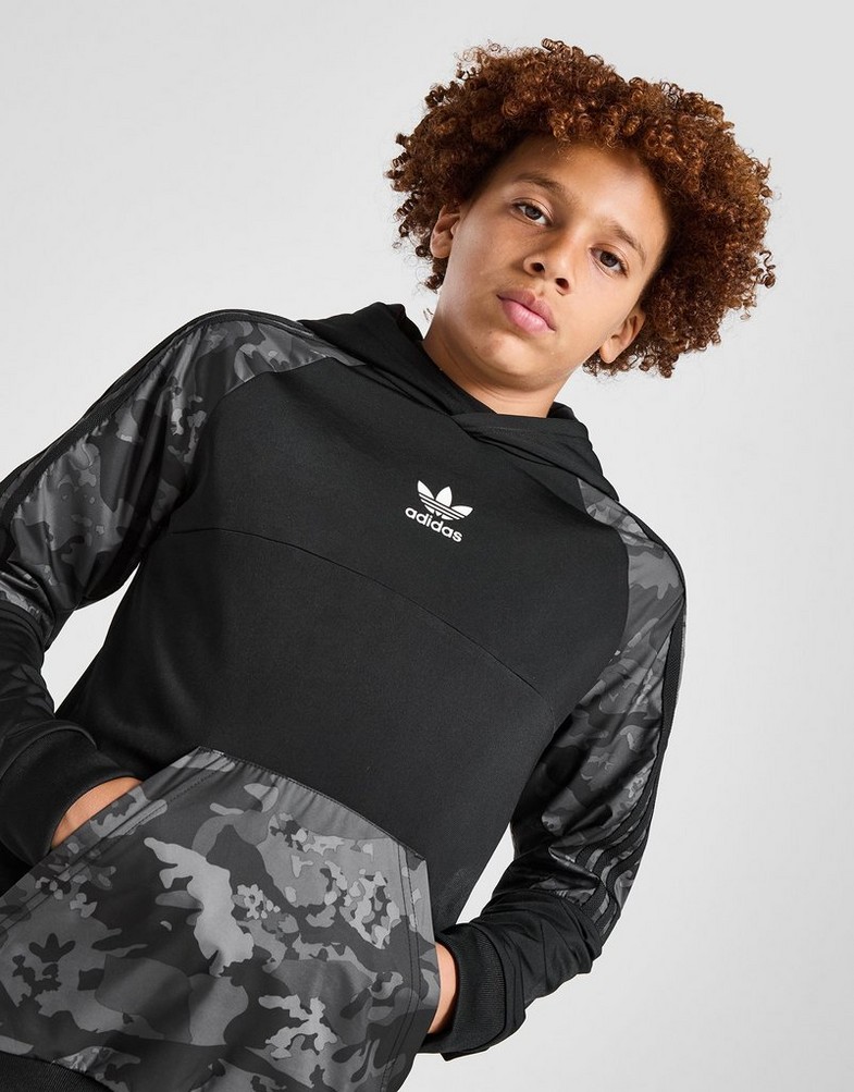 ADIDAS BLUZA Z KAPTUREM CAMO CB MIX OH BLK B JG6097 Czarny