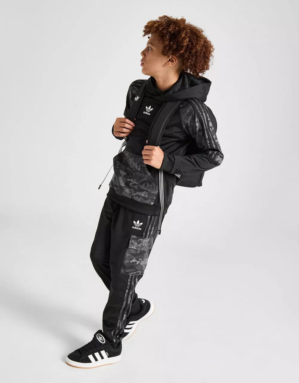 ADIDAS ШТАНИ CAMO CB MIX CRGO JOG BLK B, фото 1 з 5