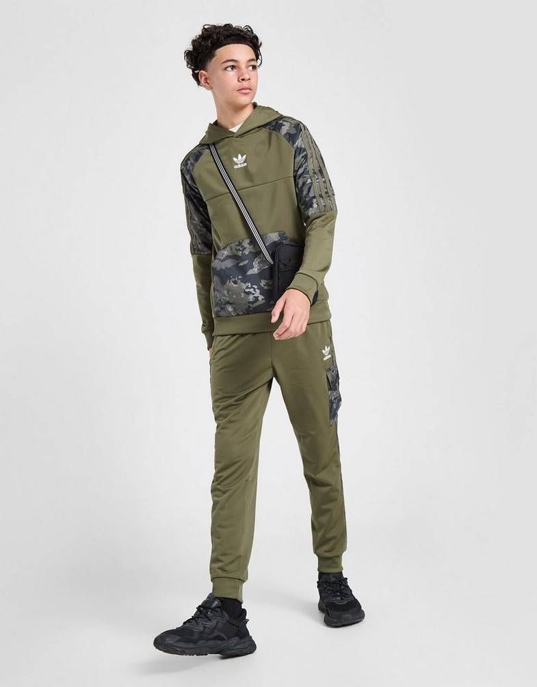 Bluza dziecięca ADIDAS BLUZA Z KAPTUREM BOS CAMO OH HOOD OLV/BLK B