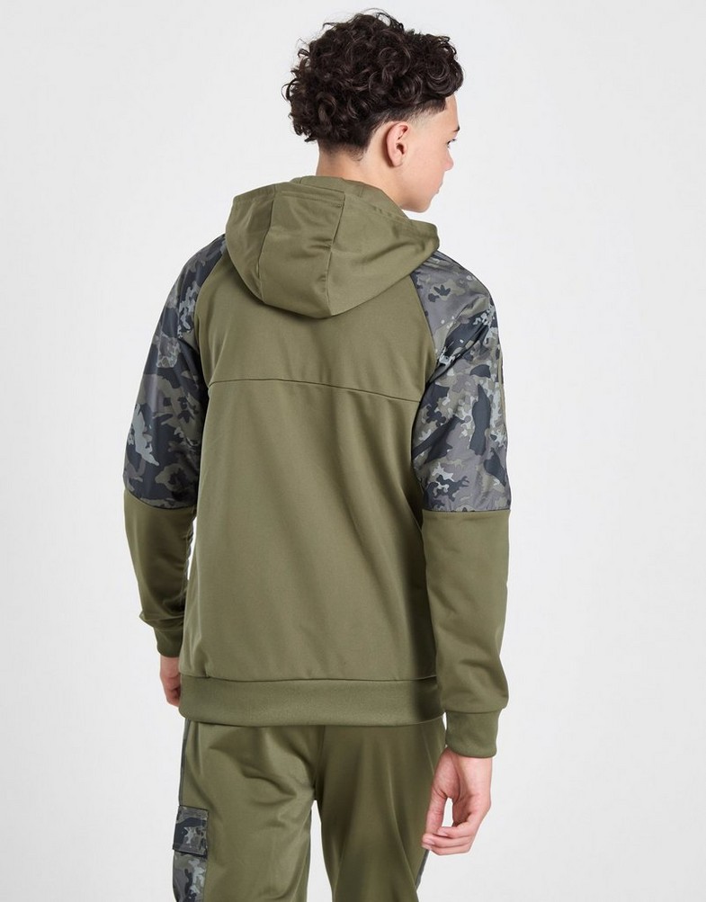 Дитячі кофти ADIDAS КОФТА З КАПЮШОНОМ BOS CAMO OH HOOD OLV/BLK B JG6095 Зелений