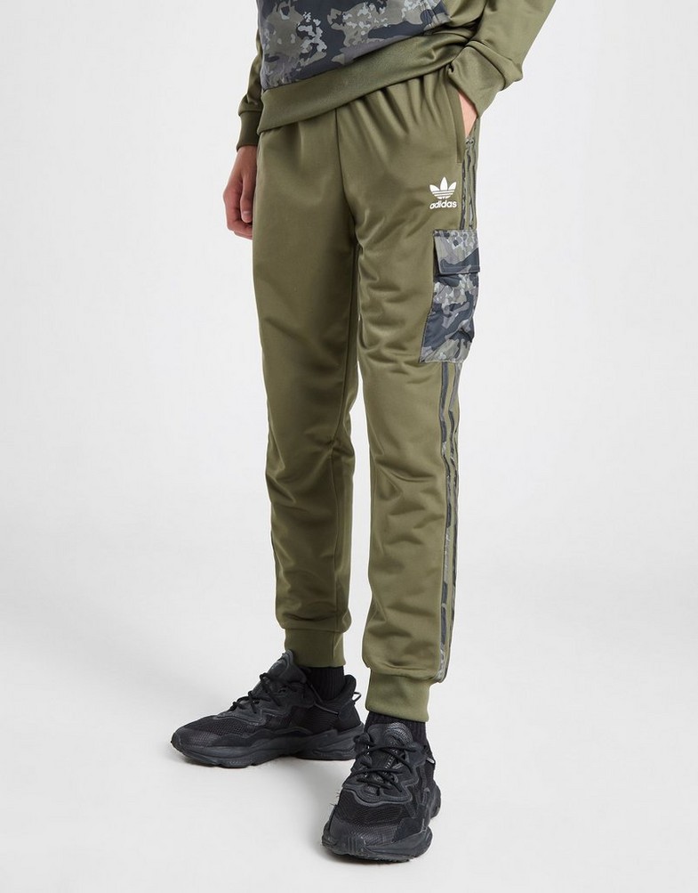 Дитячі штани ADIDAS ШТАНИ BOS CAMO JOG OLV/BLK B JG6101 Зелений