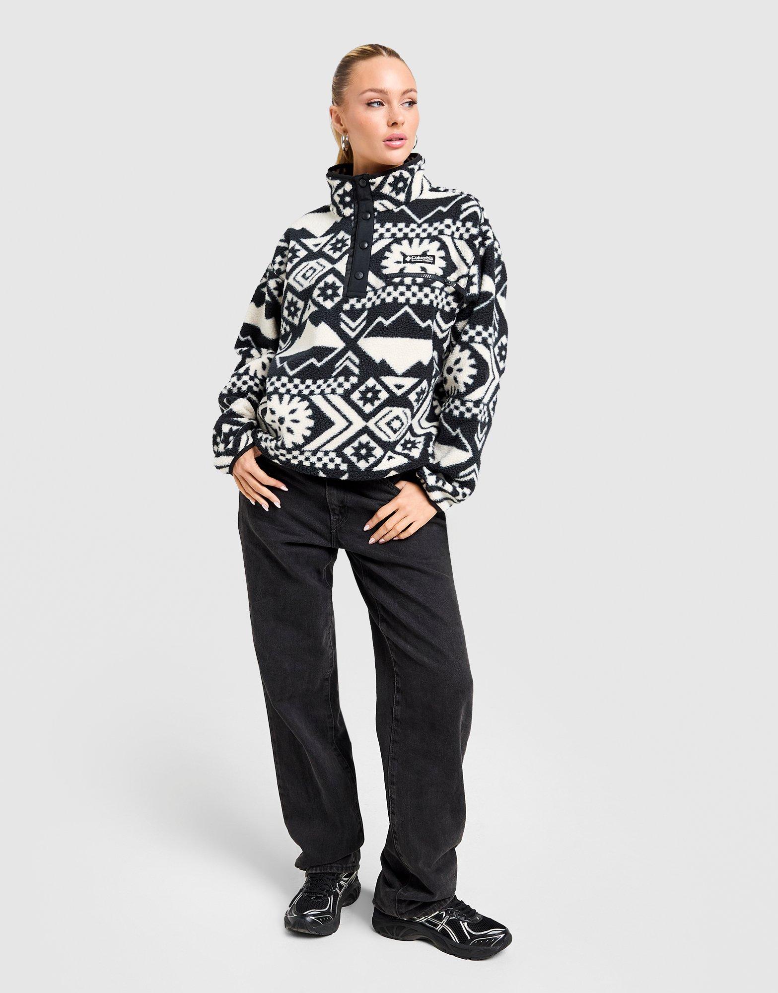 COLUMBIA FLISAS HELVETIA II CROPPED HALF SNAP AZTEC 2098501012