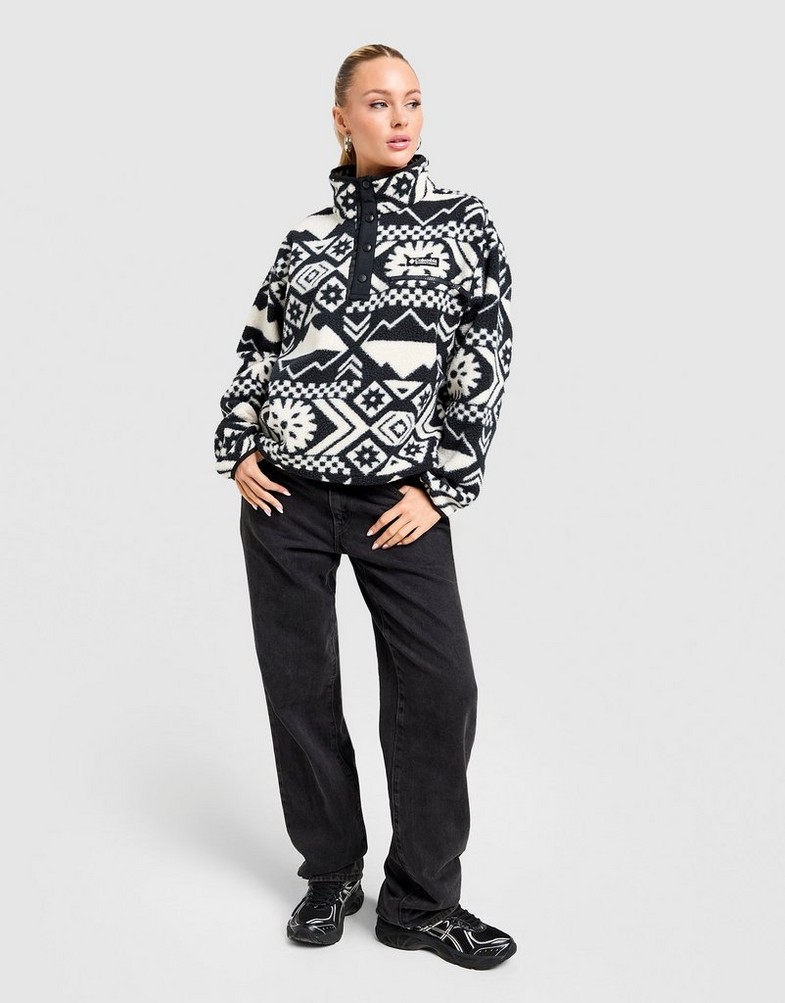 COLUMBIA FLISAS HELVETIA II CROPPED HALF SNAP AZTEC 2098501012