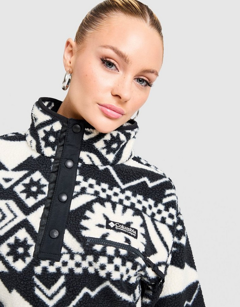 COLUMBIA POLAR HELVETIA II CROPPED HALF SNAP AZTEC 2098501012