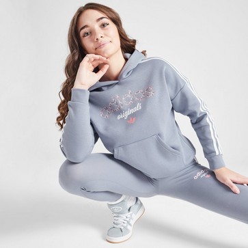 Hanorac pentru copii ADIDAS BLUZĂ CU GLUGĂ (G)VRSITY AOP FILL HD VIO G