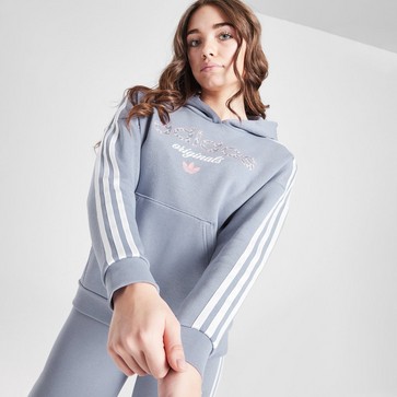 Hanorac pentru copii ADIDAS BLUZĂ CU GLUGĂ (G)VRSITY AOP FILL HD VIO G