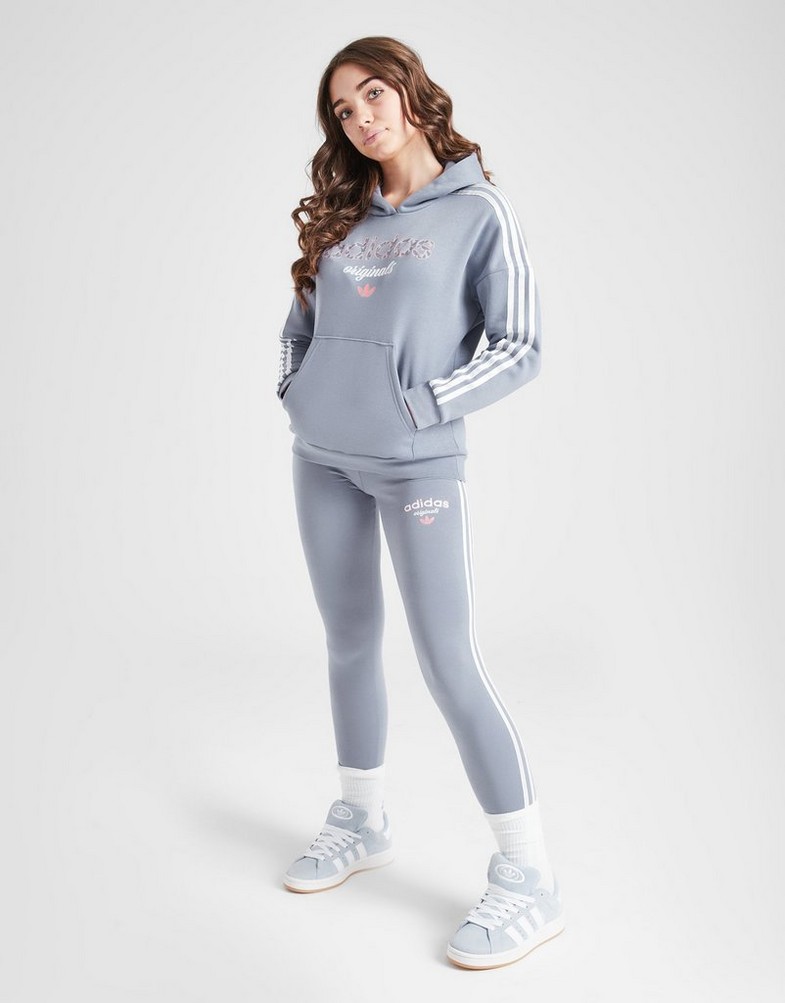 ADIDAS BLUZĂ CU GLUGĂ (G)VRSITY AOP FILL HD VIO G JG6118 Violet