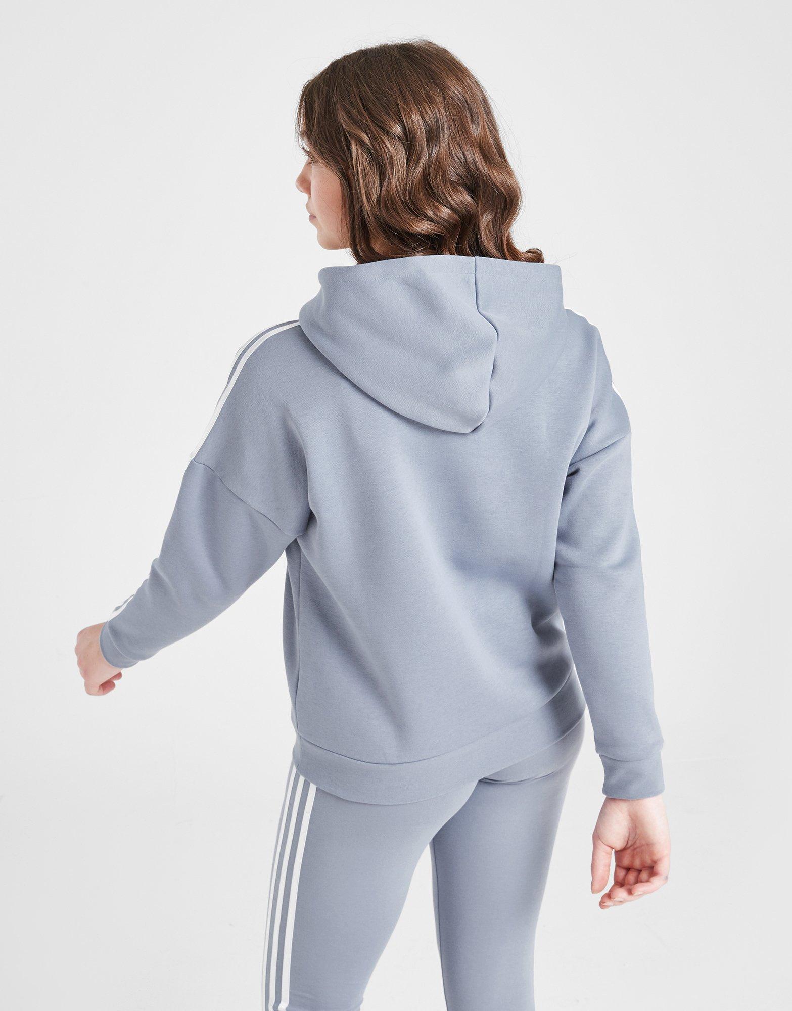 Detská mikina ADIDAS MIKINA S KAPUCÍ (G)VRSITY AOP FILL HD VIO G JG6118 Fialová