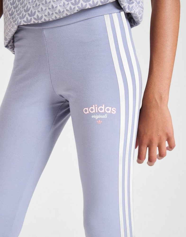 Gyerek nadrág ADIDAS LEGGINGS (G)VRSITY 3S LEGGING VIO G