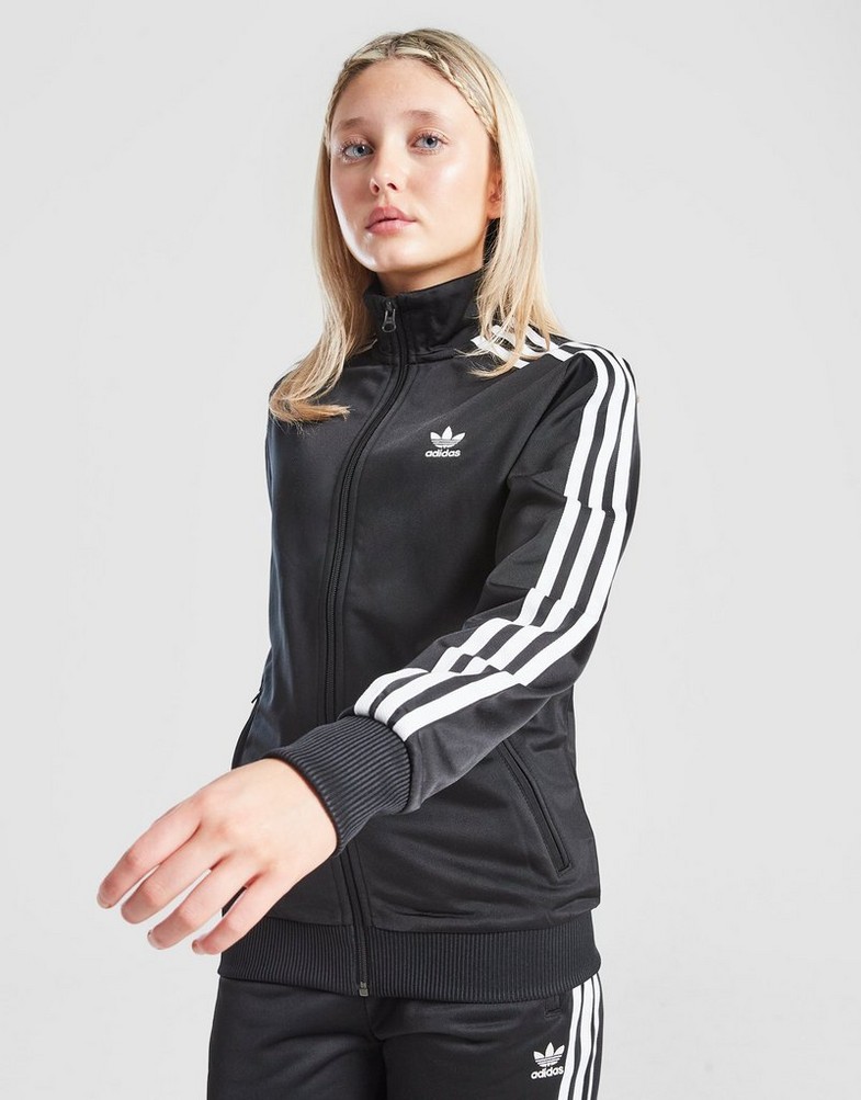 Vaikiškas džemperis ADIDAS DŽEMPERIS UŽSEGAMAS FIREBIRD   ADICOLOR MARŠKINĖLIAI IY9800 Juoda