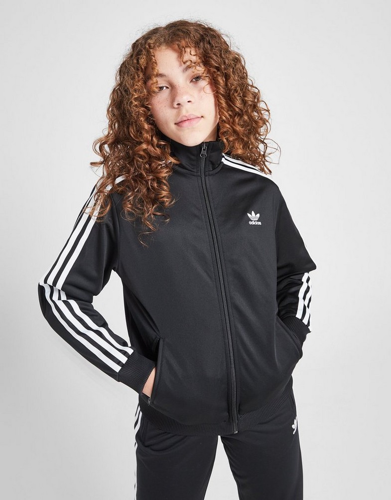 Vaikiškas džemperis ADIDAS DŽEMPERIS UŽSEGAMAS FIREBIRD   ADICOLOR MARŠKINĖLIAI IY9800 Juoda