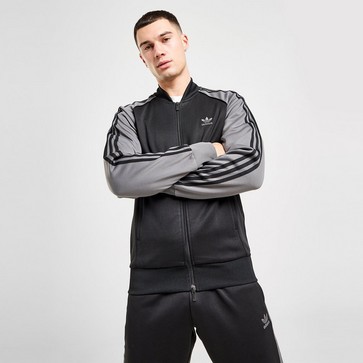 ADIDAS BLUZA ROZPINANA Z KAPTUREM SSTAR TT BLK/GRY