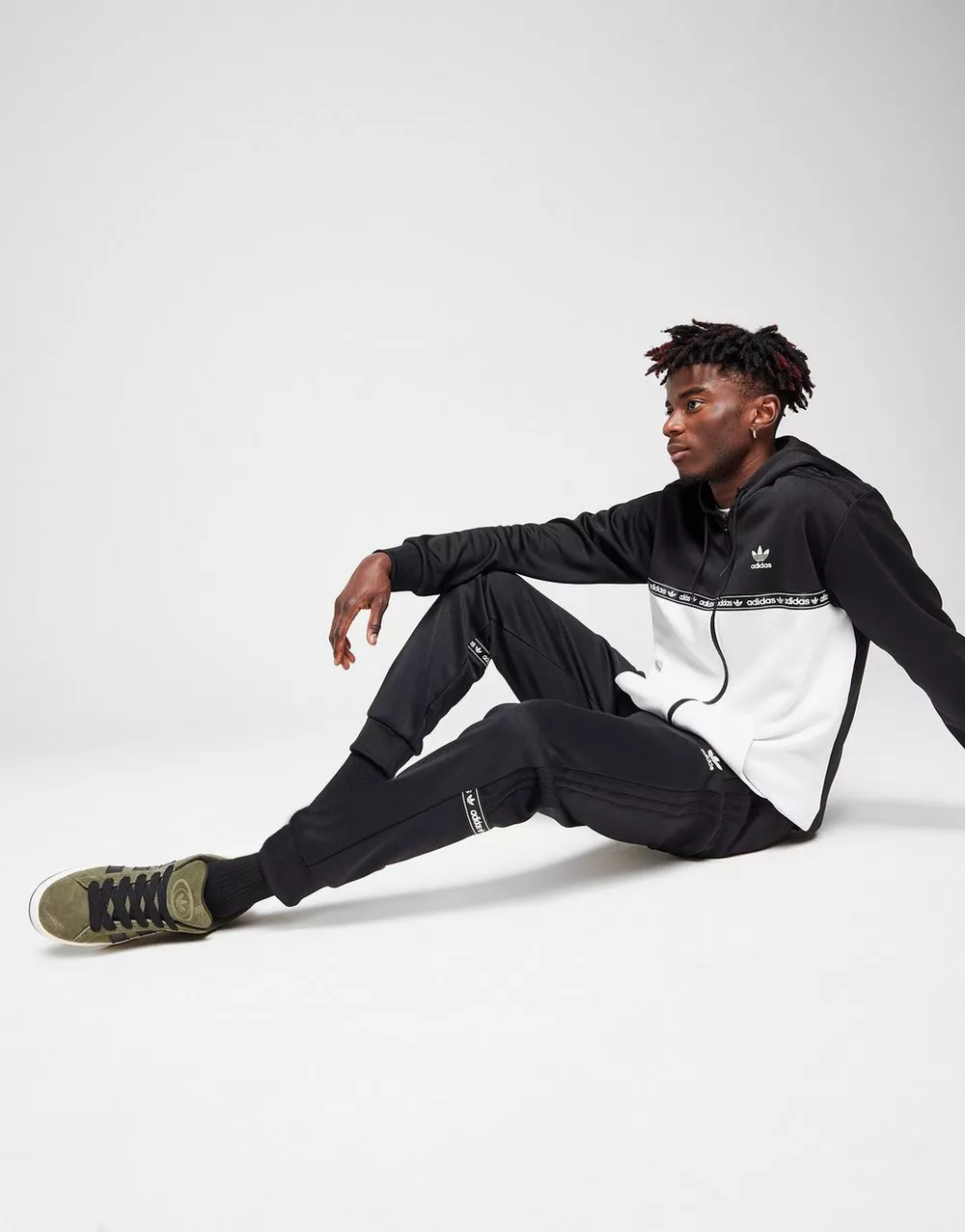 ADIDAS ШТАНИ TAPE PANT BLK/VOLT, фото 1 з 5