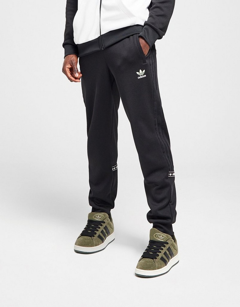 ADIDAS SPODNIE TAPE PANT BLK/VOLT