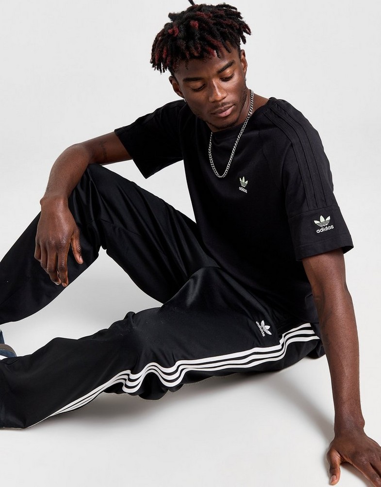 Pánske tričko ADIDAS TRIČKO LOCK UP TEE BLK/VOLT JM1185 Čierna