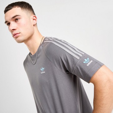 ADIDAS T-SHIRT LOCK UP TEE GRY/BLUE