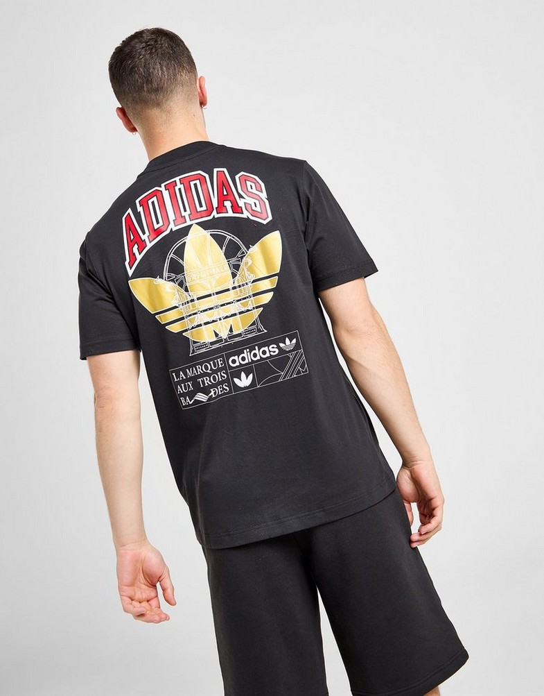 Koszulka, t-shirt męski ADIDAS T-SHIRT LC ARCH TEE BLK