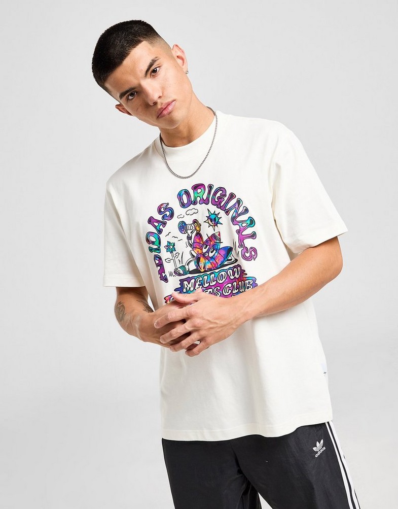 Tricou pentru bărbați ADIDAS TRICOU MELLOW TEE WHT IX6697 Alb