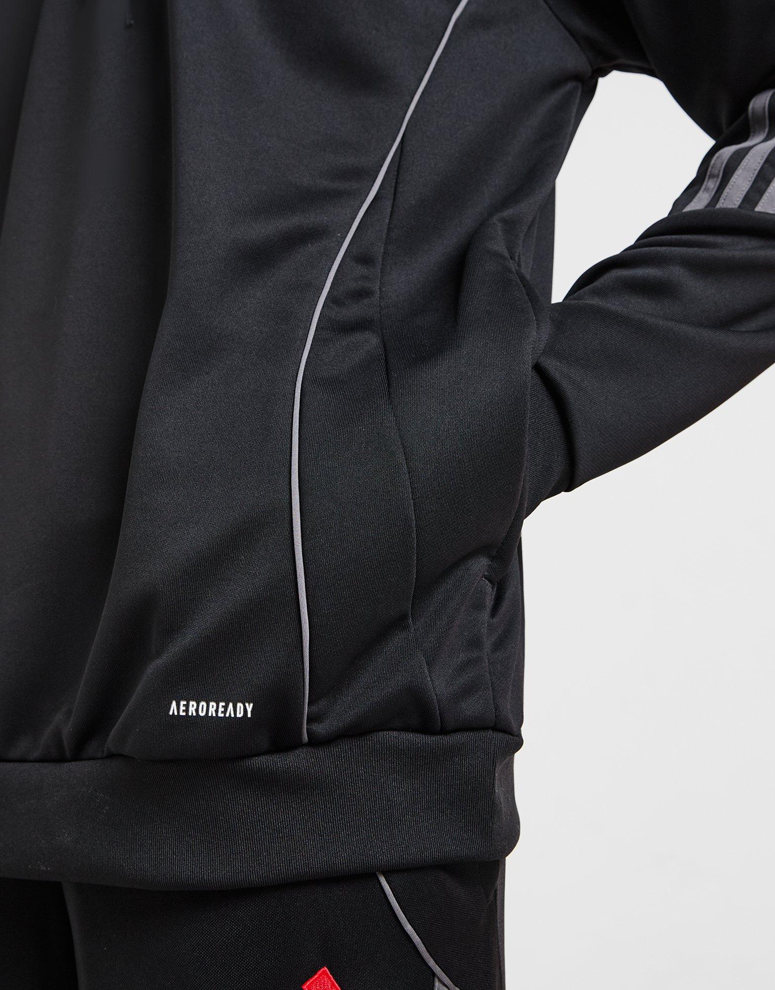 Vyriškas džemperis ADIDAS DŽEMPERIS SU GOBTUVU TIRO HZ HD BLK/RED JI8909 Juoda