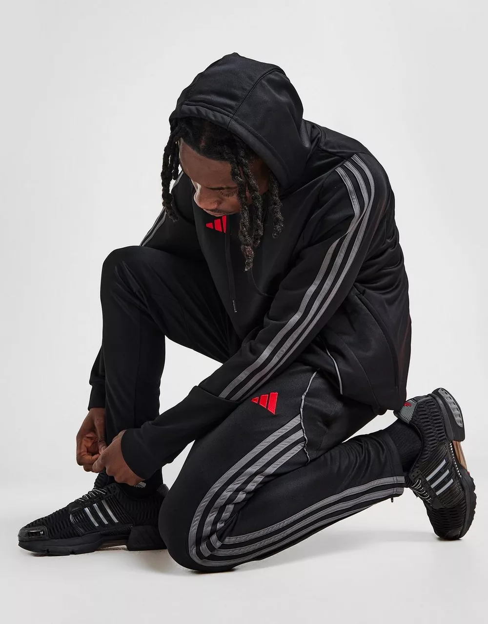 ADIDAS ШТАНИ TIRO PANT BLK/RED, фото 1 з 7