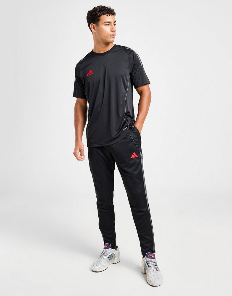 ADIDAS SPODNIE TIRO PANT BLK/RED