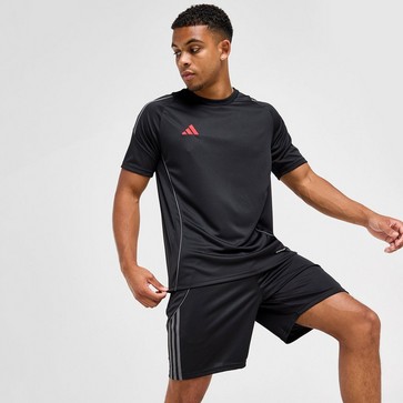 Férfi póló ADIDAS PÓLÓ TIRO TEE BLK/RED