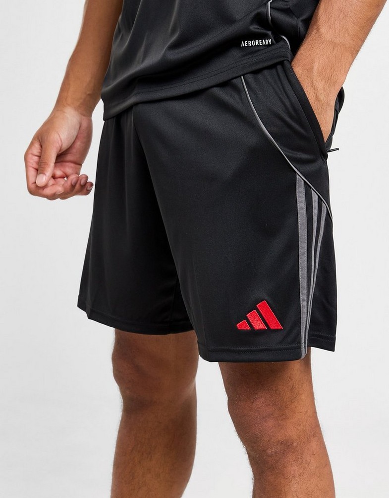 Férfi rövidnadrág ADIDAS RÖVIDNADRÁG TIRO SHORT BLK/RED