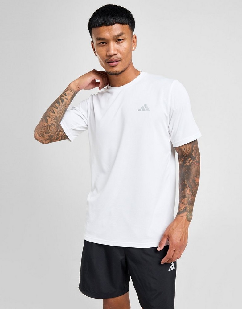 Koszulka, t-shirt męski ADIDAS T-SHIRT SML GRPH TEE WHITE