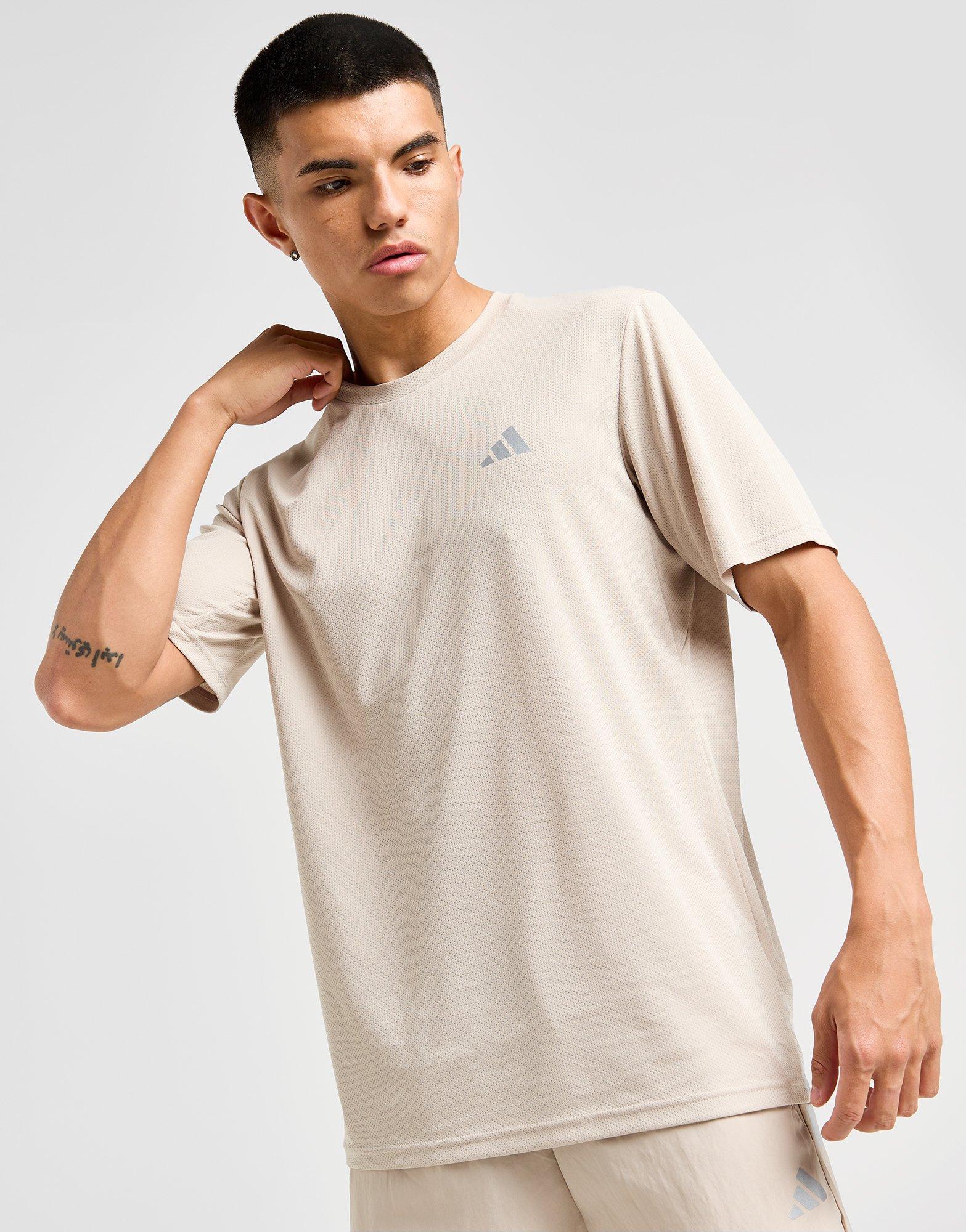 Vyriški marškiniai ADIDAS MARŠKINĖLIAI SML GRAPH TEE STONE JN6802 Rusvai žalsva