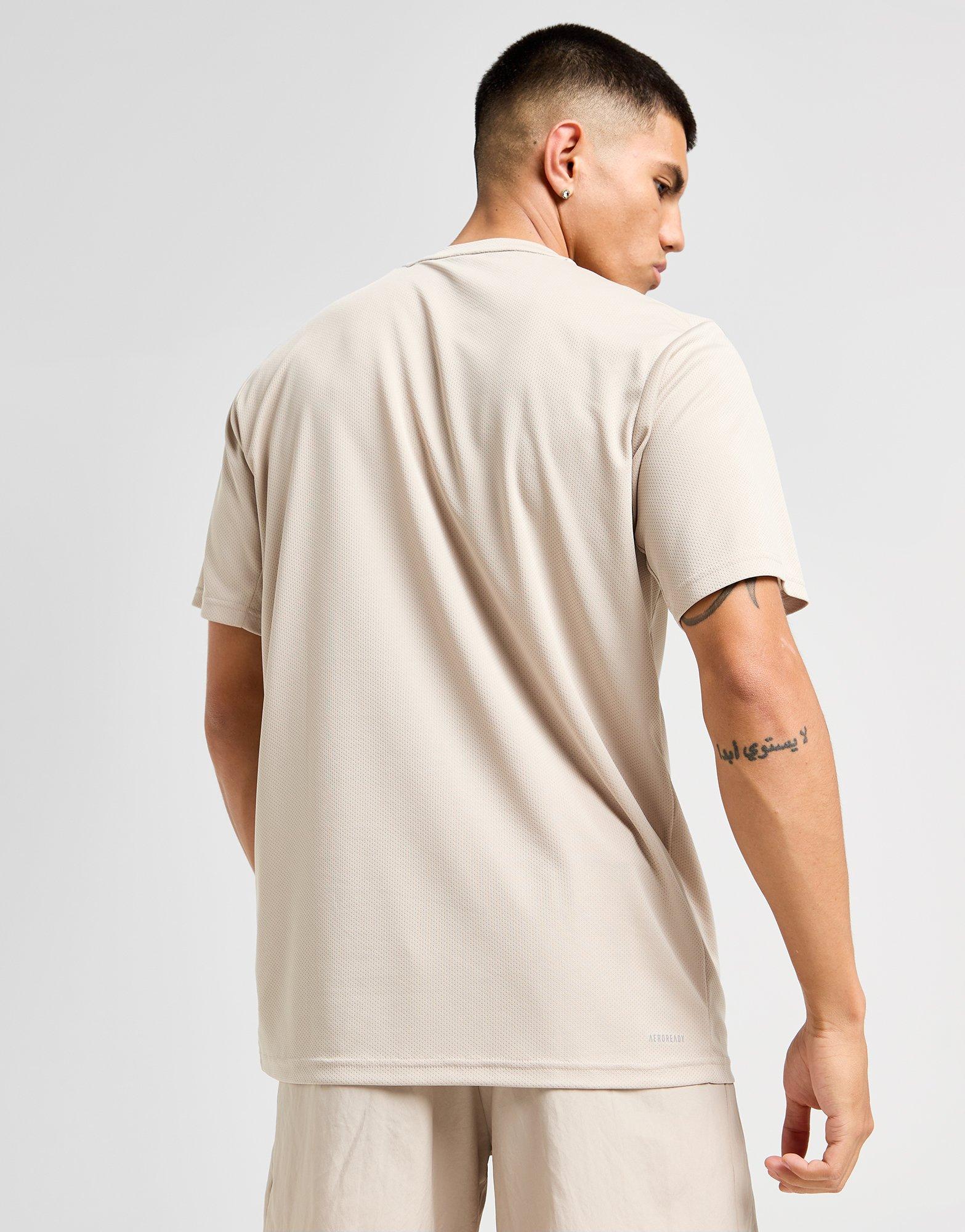 Vyriški marškiniai ADIDAS MARŠKINĖLIAI SML GRAPH TEE STONE JN6802 Rusvai žalsva