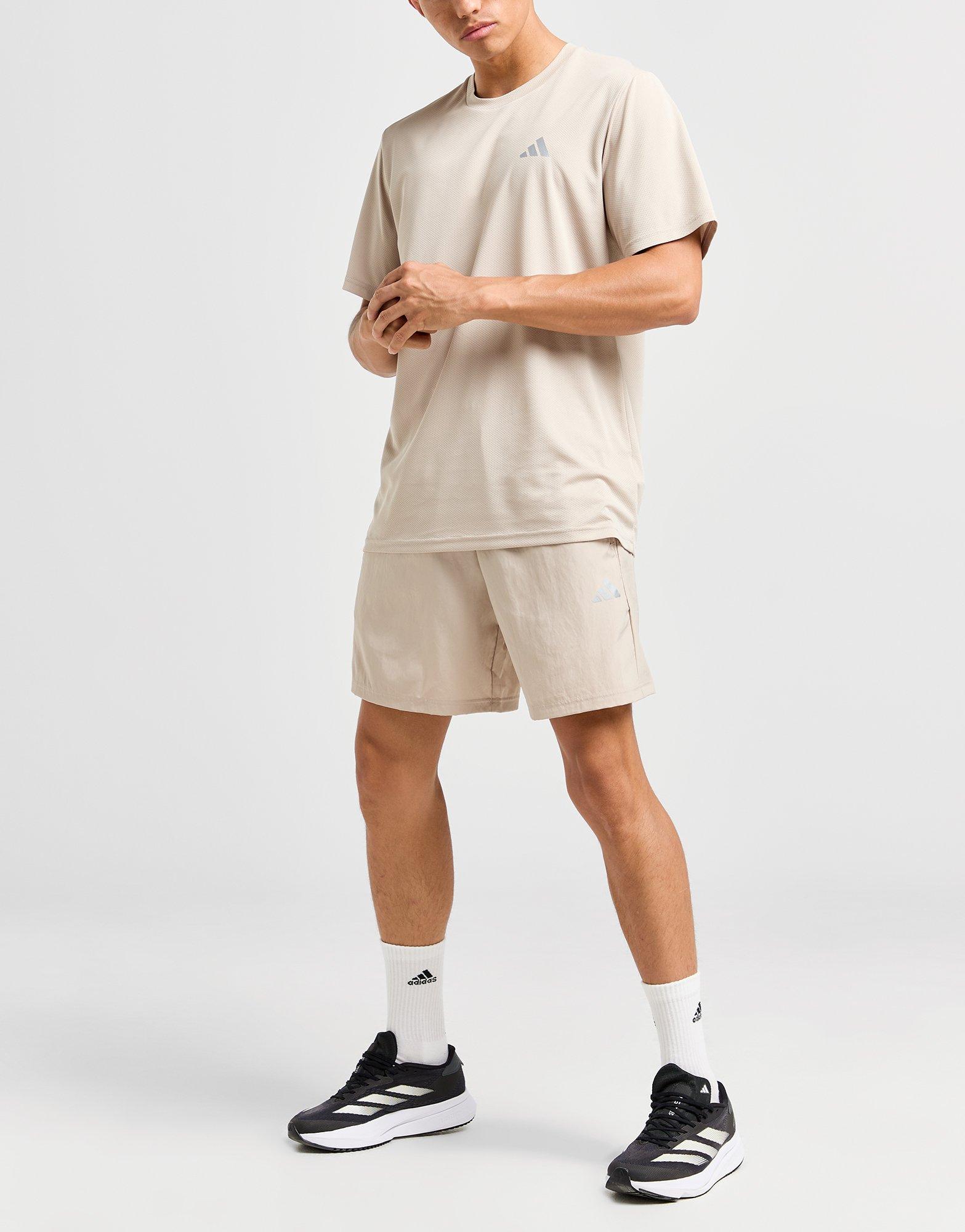 Vyriški marškiniai ADIDAS MARŠKINĖLIAI SML GRAPH TEE STONE JN6802 Rusvai žalsva