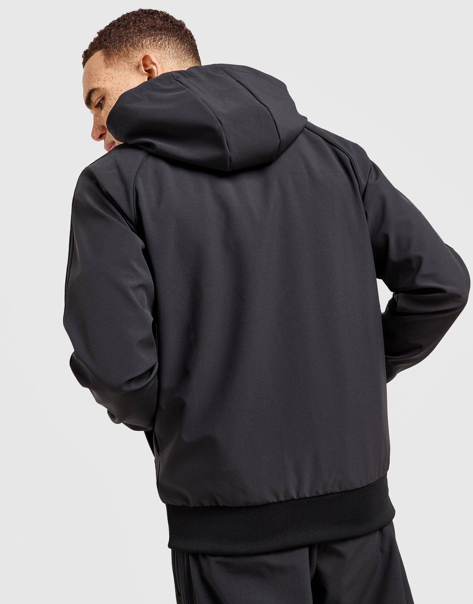 Férfi pulóverek ADIDAS PULÓVER KAPUCNIS R SST HD IW1001 Fekete